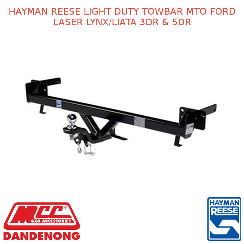 HAYMAN REESE LIGHT DUTY TOWBAR MTO FORD LASER LYNX/LIATA ...