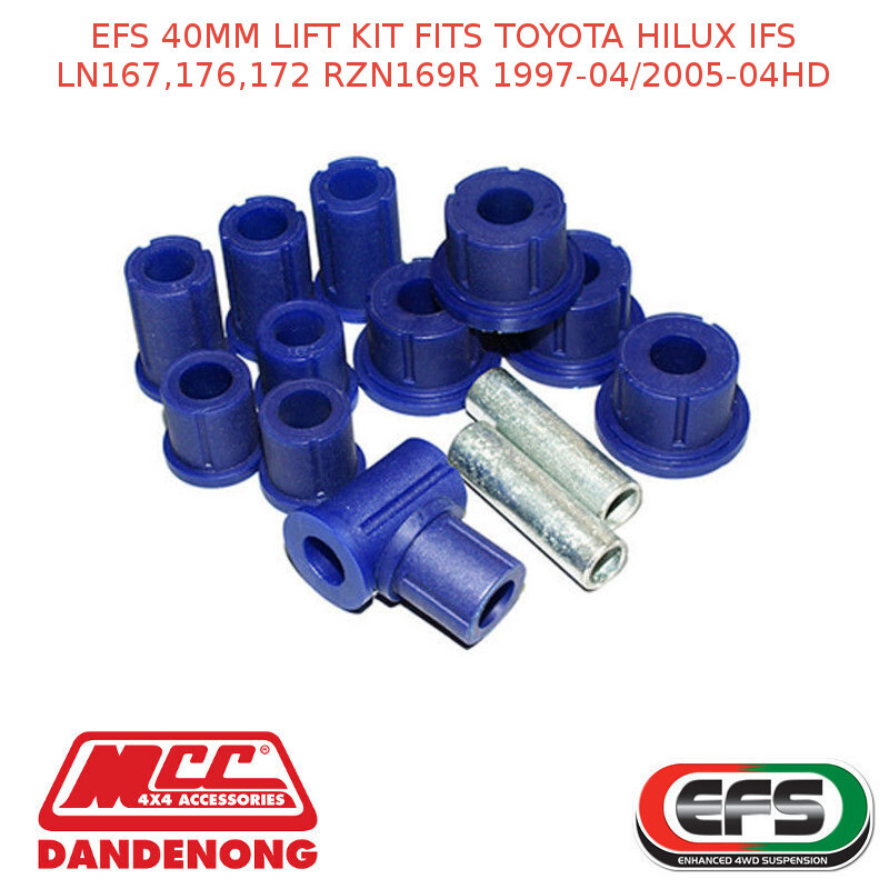 EFS 40MM LIFT KIT FITS TOYOTA HILUX IFS LN167,176,172 RZN169R 199704/