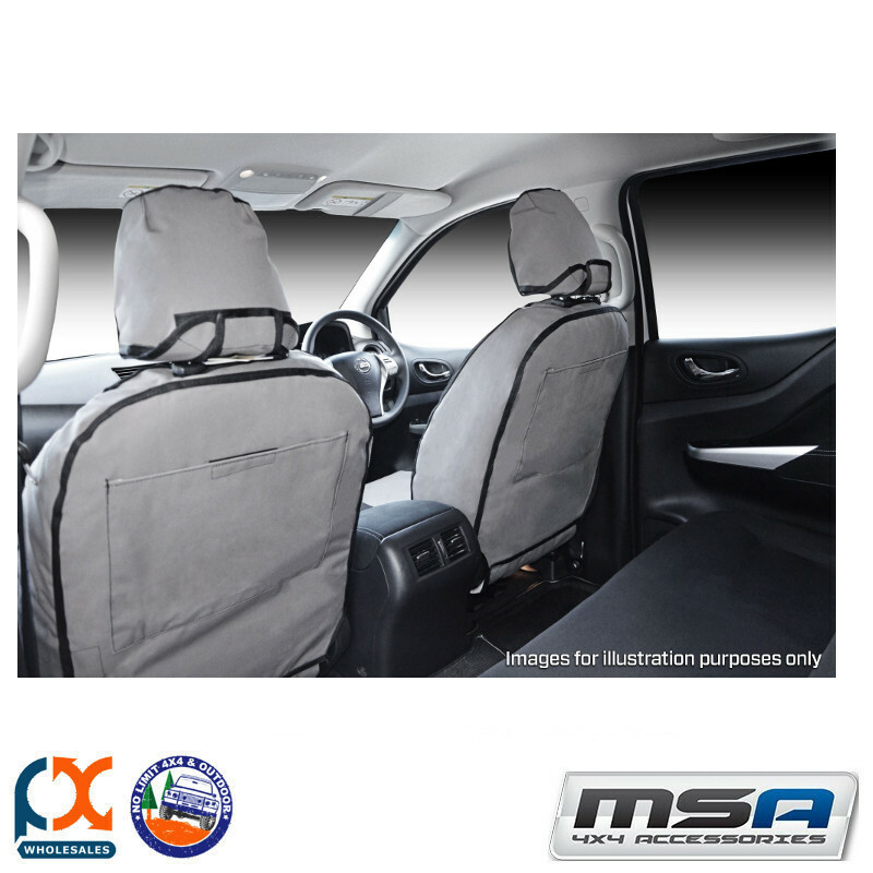 msa canvas seat covers