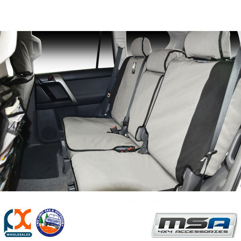 Msa Seat Covers For Toyota Landcruiser Prado 2nd Row 402040 Split Inc