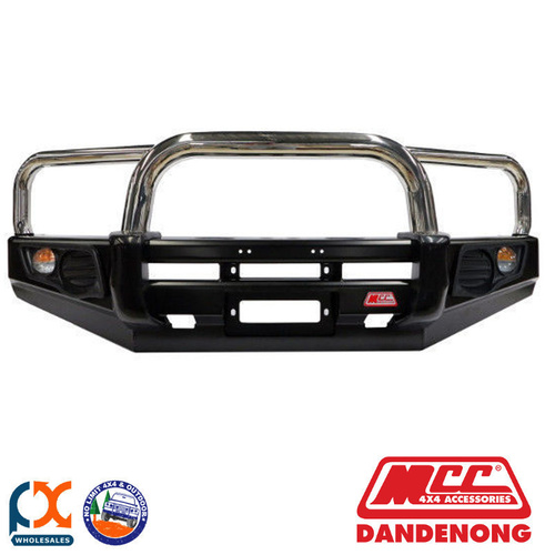 MCC FALCON BAR SS 3 LOOP+1 LOOP FITS FORD EVEREST NO TECH PACK 10/15-PRESENT-SBL