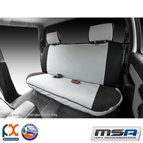 MSA SEAT COVERS FITS TOYOTA LANDCRUISER 80SERIES SECOND ROW FULL WIDTH BENCH