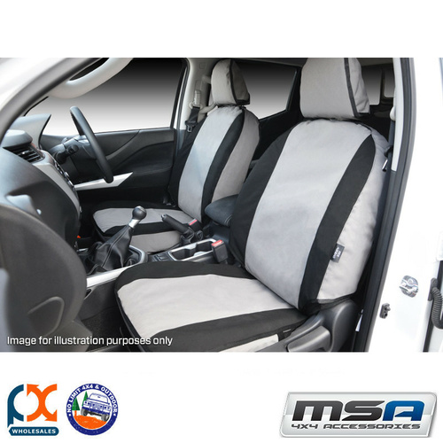 MSA SEAT COVERS FITS NISSAN PATROL WAGON COMPLETE FRONT & SECOND ROW SET