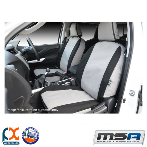 MSA SEAT COVERS FITS TOYOTA LANDCRUISER 78 SERIES FRONT TWIN BUCKETS