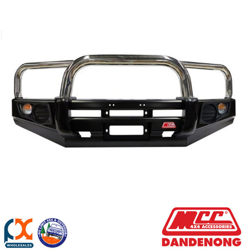 MCC FALCON BAR STAINLESS TRIPLE LOOP FITS TOYOTA HILUX WITH UP (07/2011-09/2015)