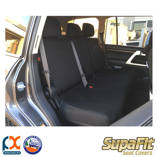 SUPAFIT DENIM DRIVER&PASSENGER SEAT COVER FITS TOYOTA LANDCRUISER 200 SERIES VX