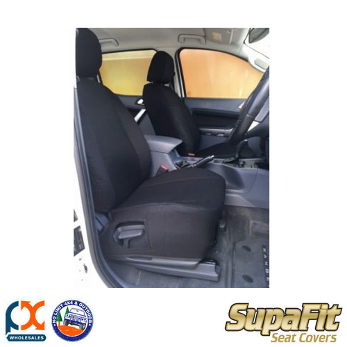 SUPAFIT DENIM DRIVER &PASSENGER SEAT COVER  FITS MAZDA BT-50 DUAL CAB GT 