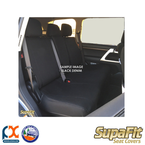 SUPAFIT CANVAS/DENIM REAR BENCH SEAT FITS HOLDEN COLORADO DUAL CAB