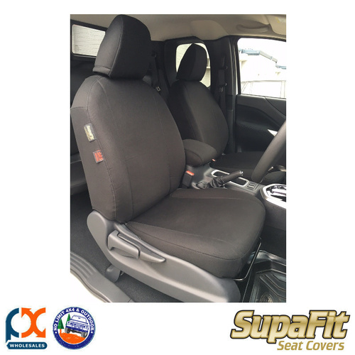 SUPAFIT CANVAS/DENIM REAR SEAT COVER FITS NISSAN NAVARA NP300 D23 DC 03/15-01/18