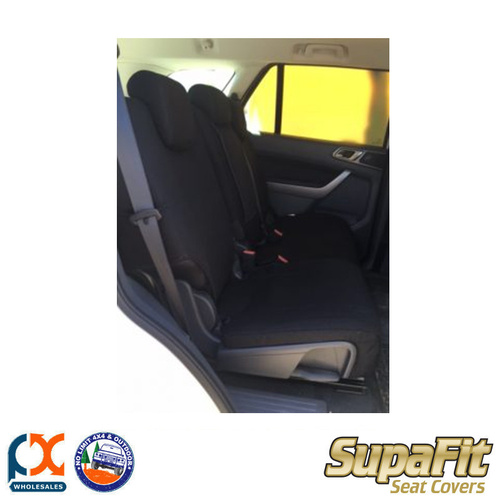 SUPAFIT CANVAS/DENIM REAR SEAT COVER FITS FORD EVEREST AMBIENTE/TREND