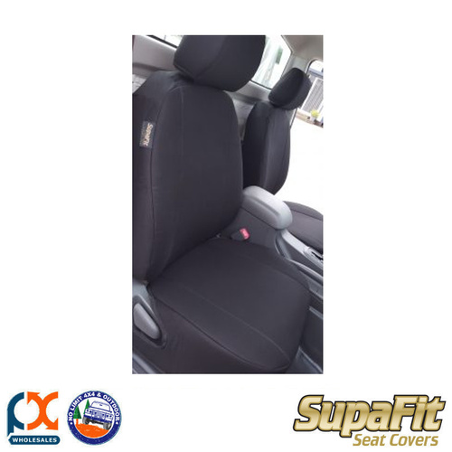 SUPAFIT CANVAS/DENIM REAR BENCH SEAT COVERS FITS TOYOTA HILUX DC 09/06-08/15