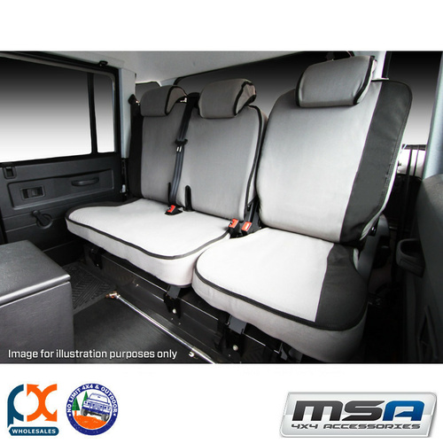 MSA SEAT COVERS FITS TOYOTA LANDCRUISER PRADO SECOND ROW 60/40 SPLIT - TLP05